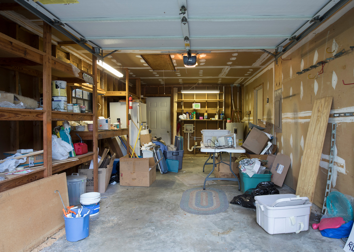 how to clean your garage by category