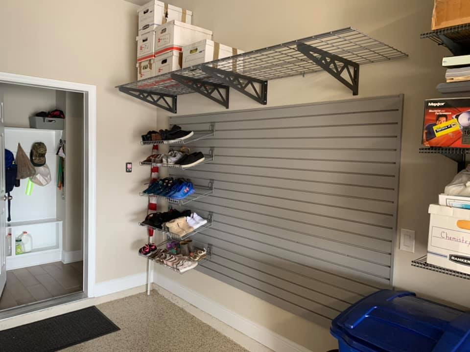 organize your garage with slatwall systems