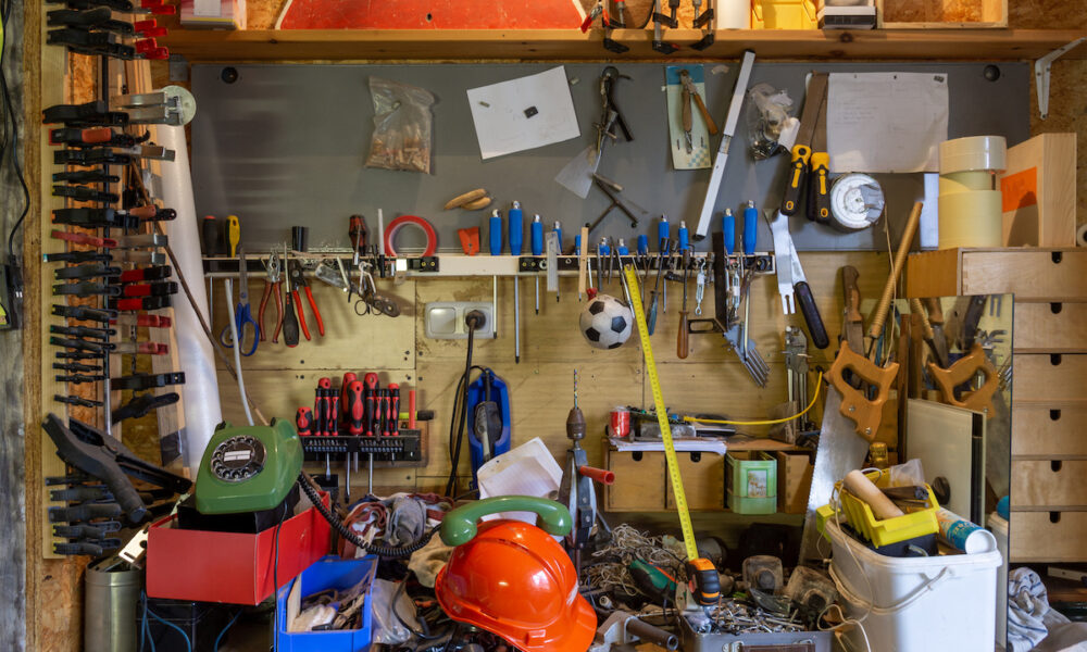 organize your garage with slatwall systems