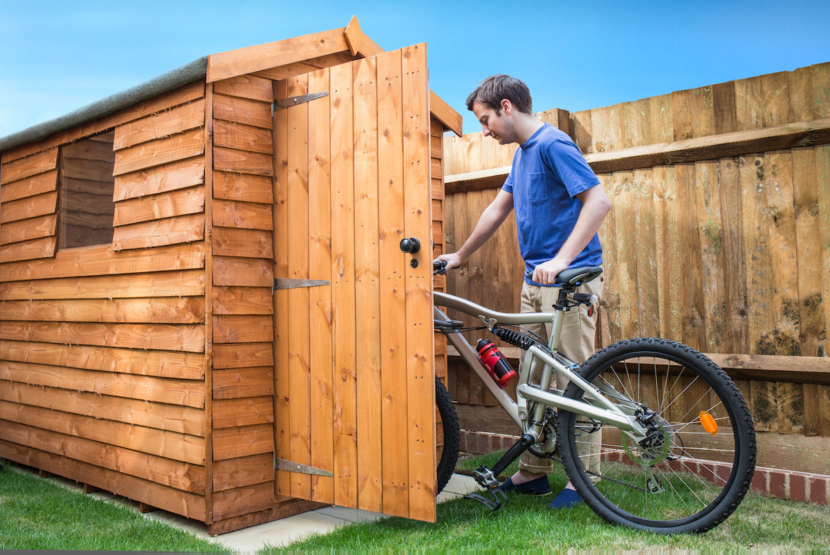 garage bike storage